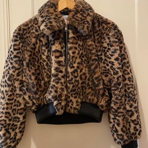 Urban outfitters faux fur jacket from 2018. Size small. Worn 2 or 3 times.
